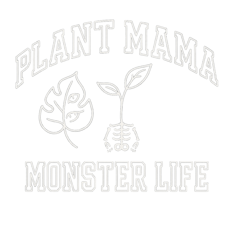 Classic Collegiate Plant Mama T-Shirt Design