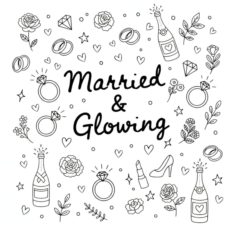 Married & Glowing Wedding Design
