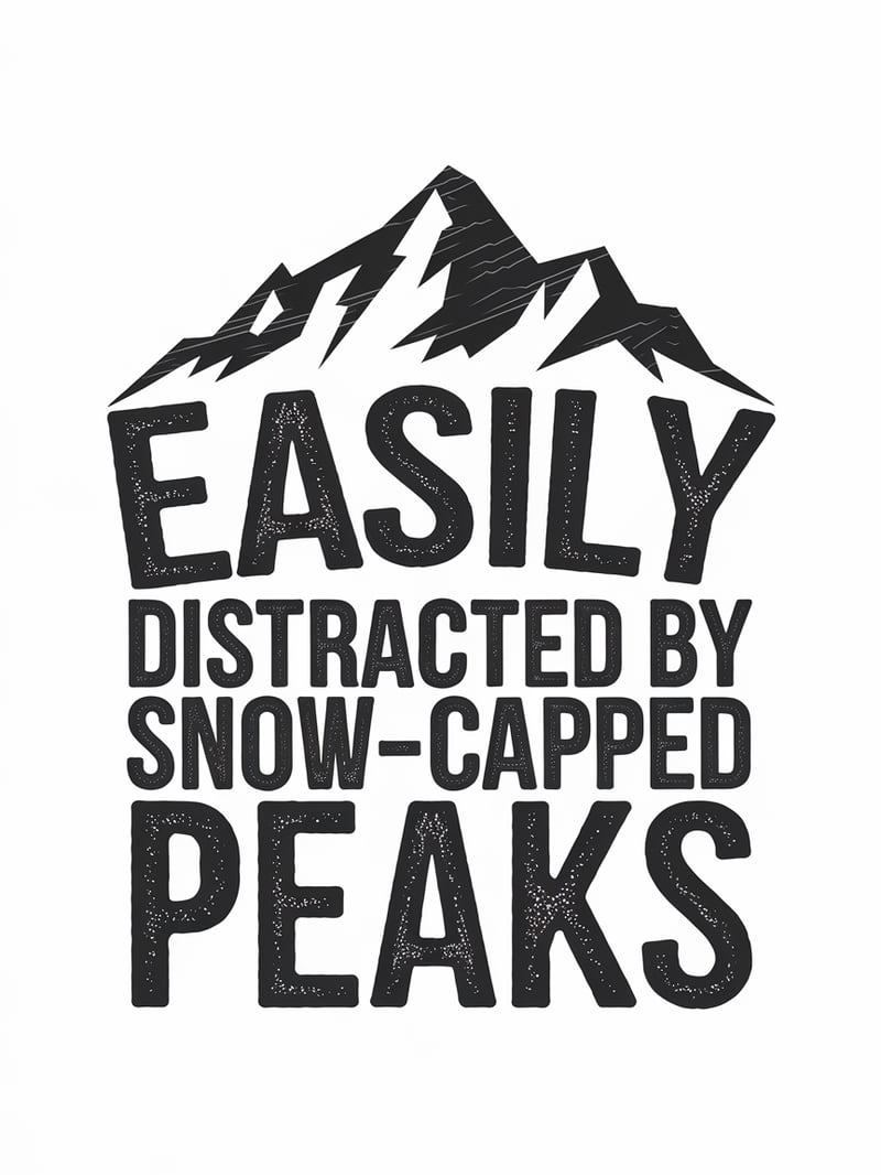 Easily Distracted T-Shirt Design
