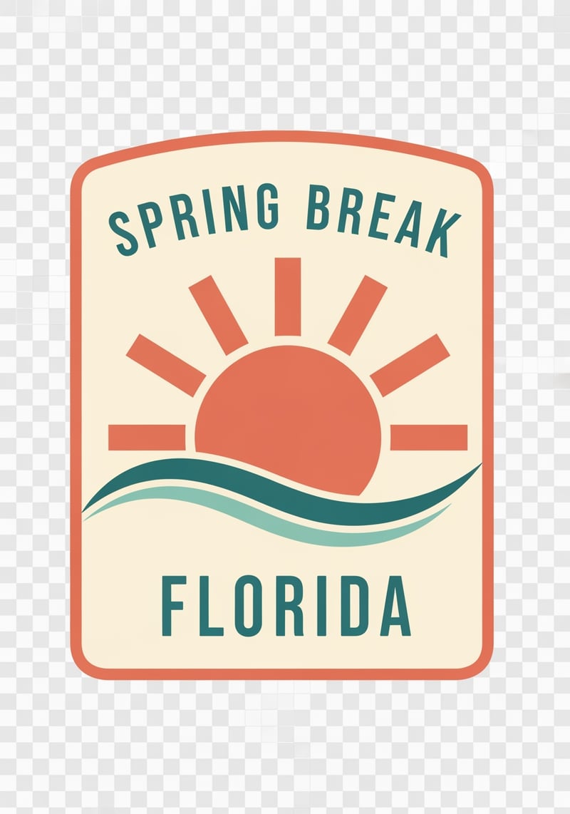 Retro Florida Crest Badge