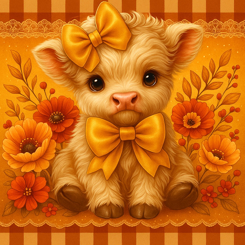 Reimagined Highland Cow Colors