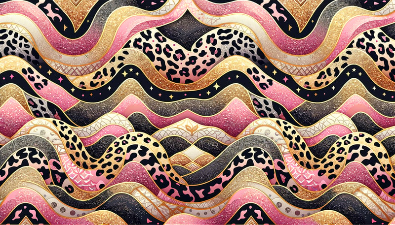 Layered Leopard Pattern Design