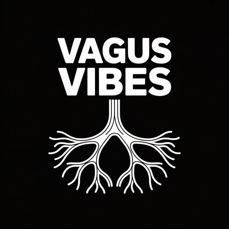 Vagus Nerve Line Art Vector
