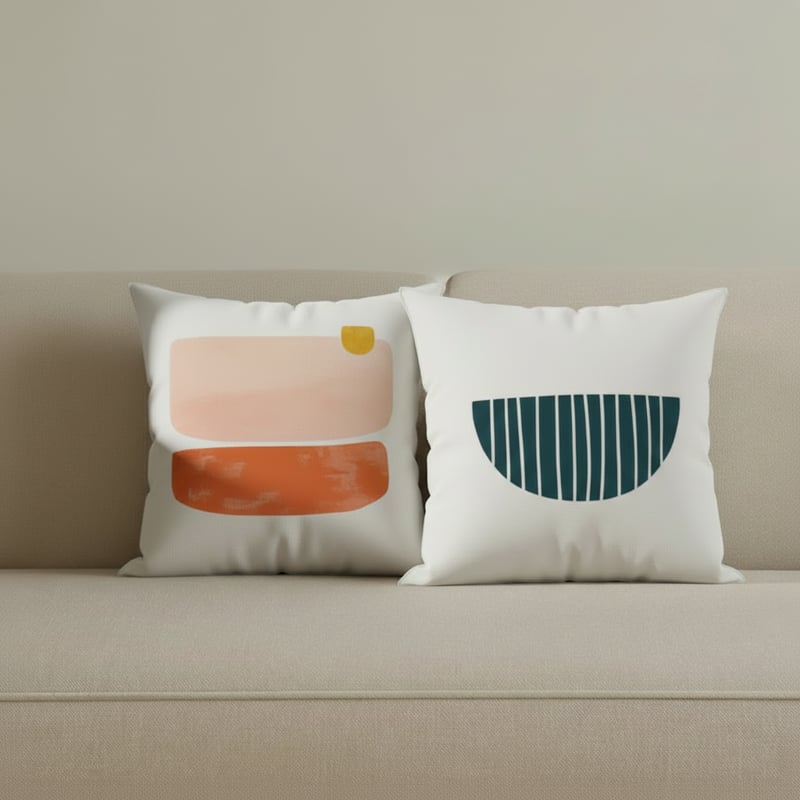 Japandi Pillow Design Recreation