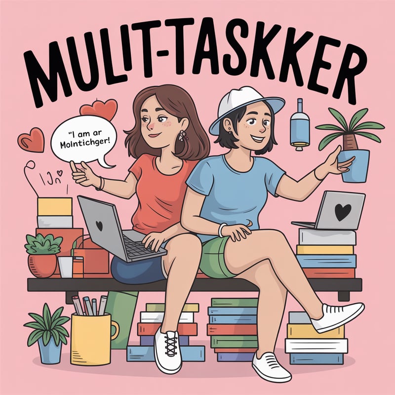 Multitasking Concept Illustration