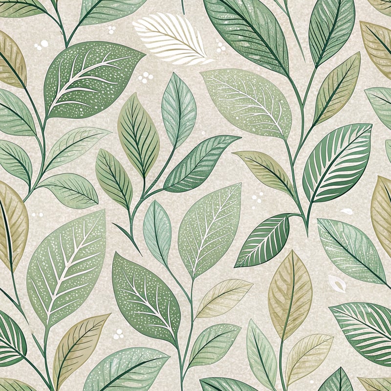 Minimal Overlapping Leaf Pattern