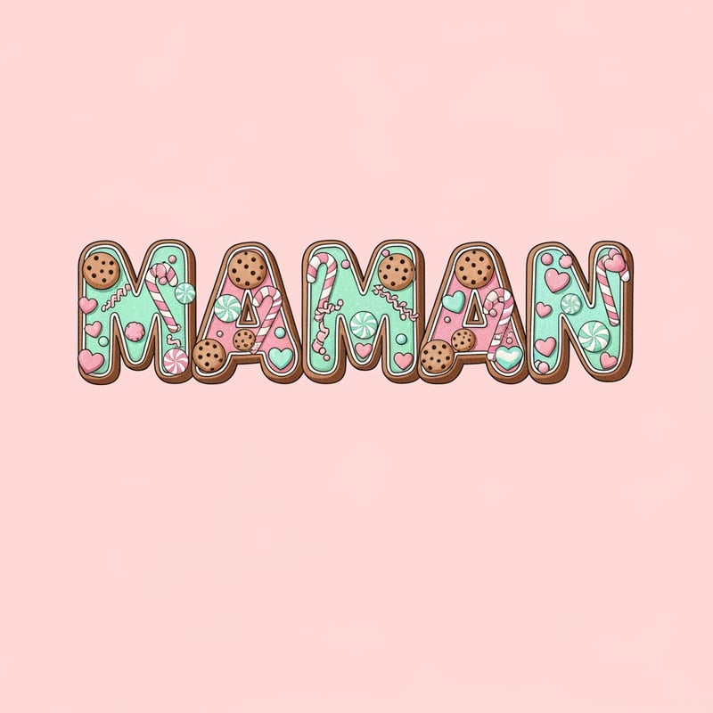 Christmas MAMAN Gingerbread Sweatshirt