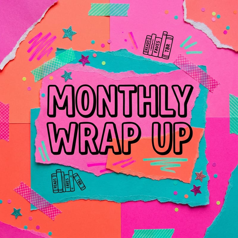 Bold Hot Pink & Teal Scrapbook Typography