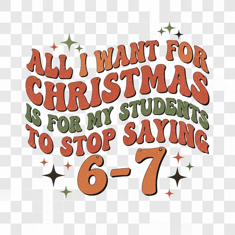 Retro Christmas Typography T-Shirt Design
