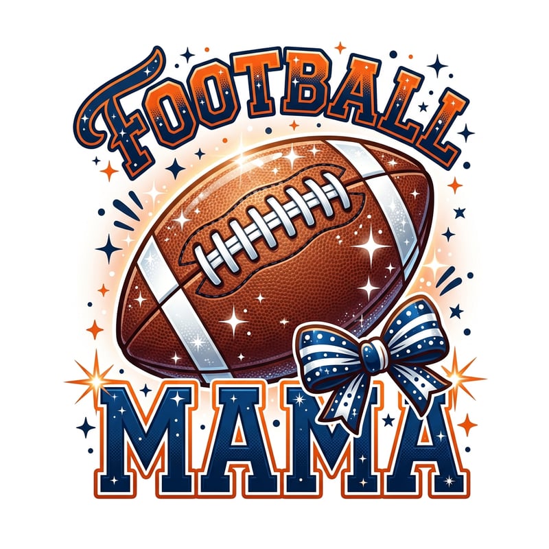 Vibrant American Football Graphic Design