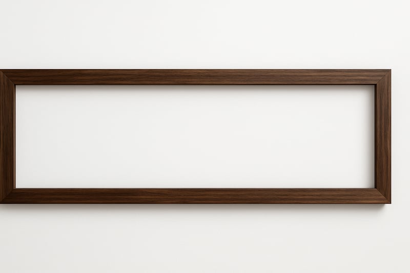 Extra-Wide Wooden Frame 21:9 Aspect