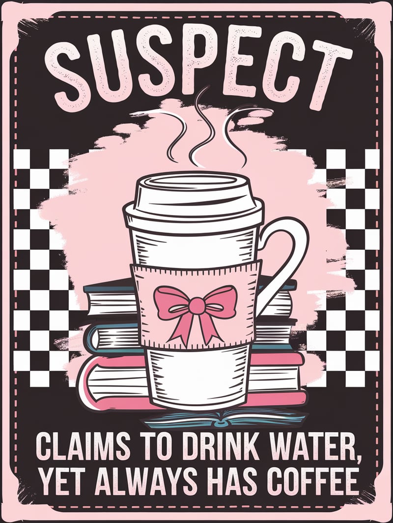 Playful Teacher Design with Coffee Cup