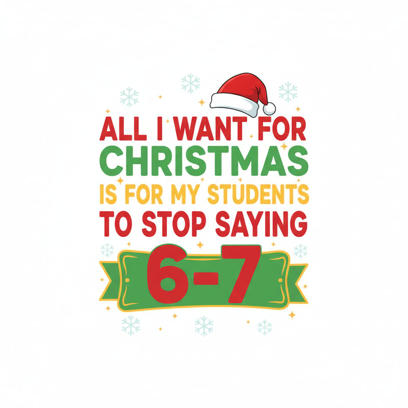 Funny Christmas Teacher Shirt Design