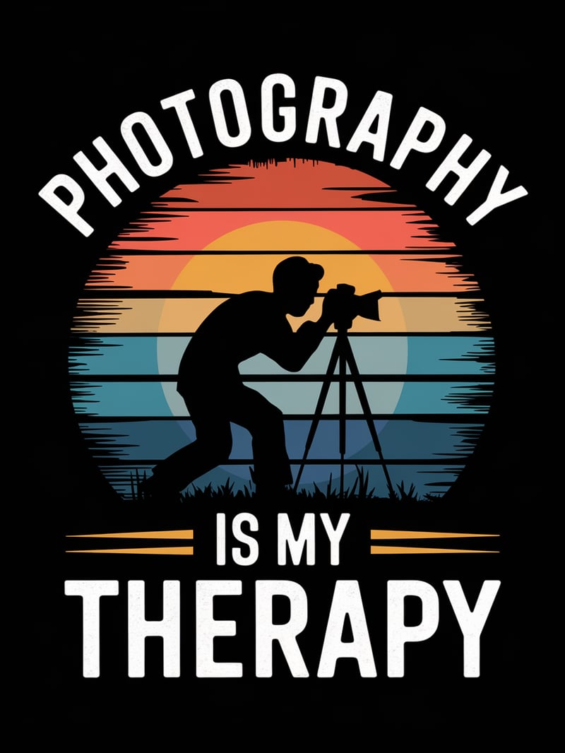 Vintage Photography Silhouette Design