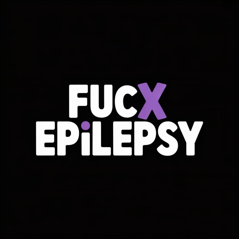 Minimalist Black & White Epilepsy Logo