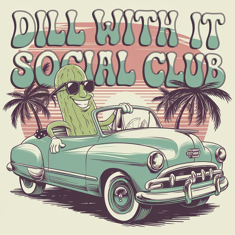 Cool Pickle Retro Design