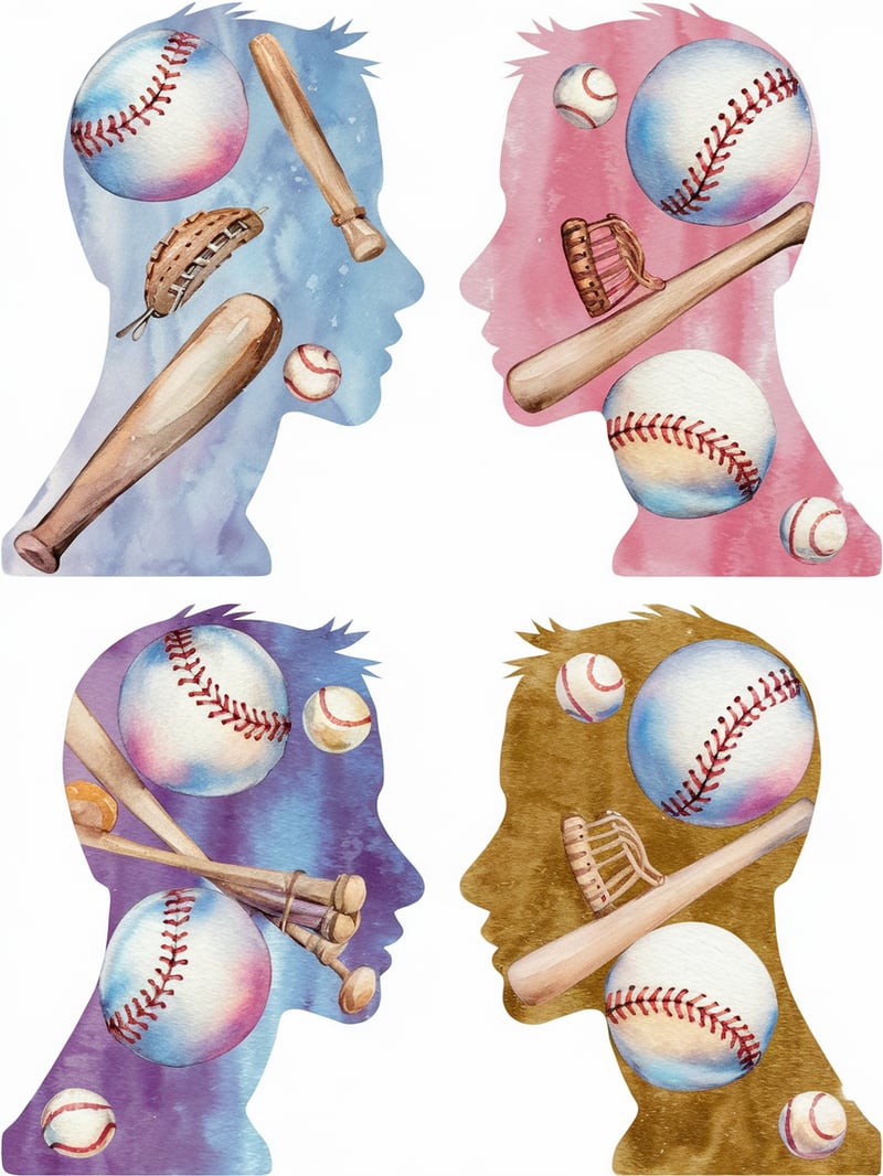 Boho Watercolor Game Day Collage