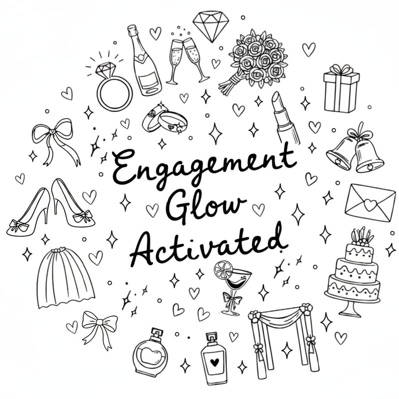 Engagement Glow Doodle Design