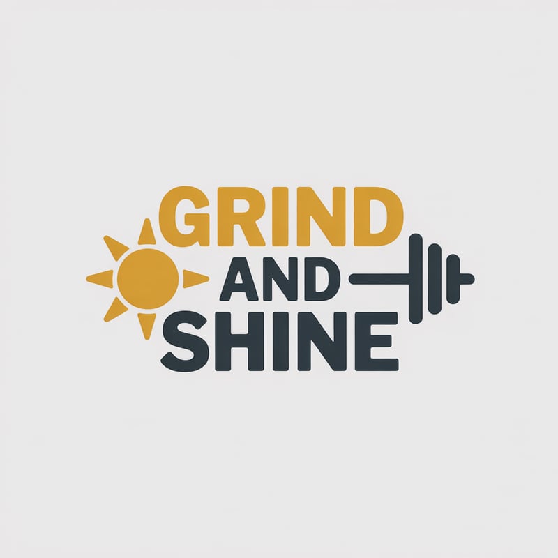 Grind and Shine Icon Badge