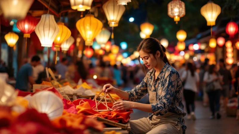 Hoi An Night Market Lantern Maker