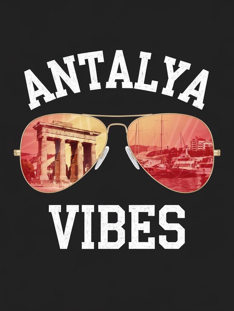Antalya Vibes T-Shirt Design