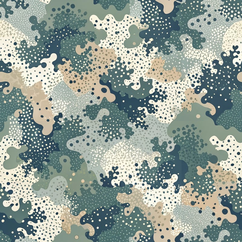 Seamless Micro-Splatter Camo Pattern