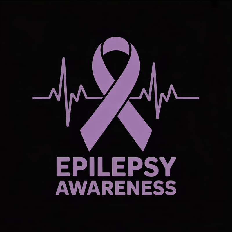 Purple Epilepsy Awareness T-Shirt Design