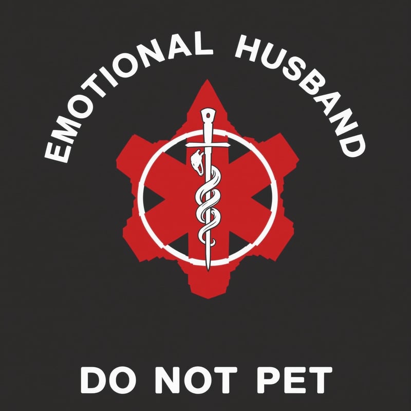 Emotional Support Husband Emblem
