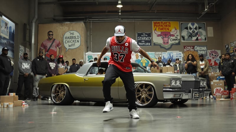Chicago Footwork Battle with Vintage Style