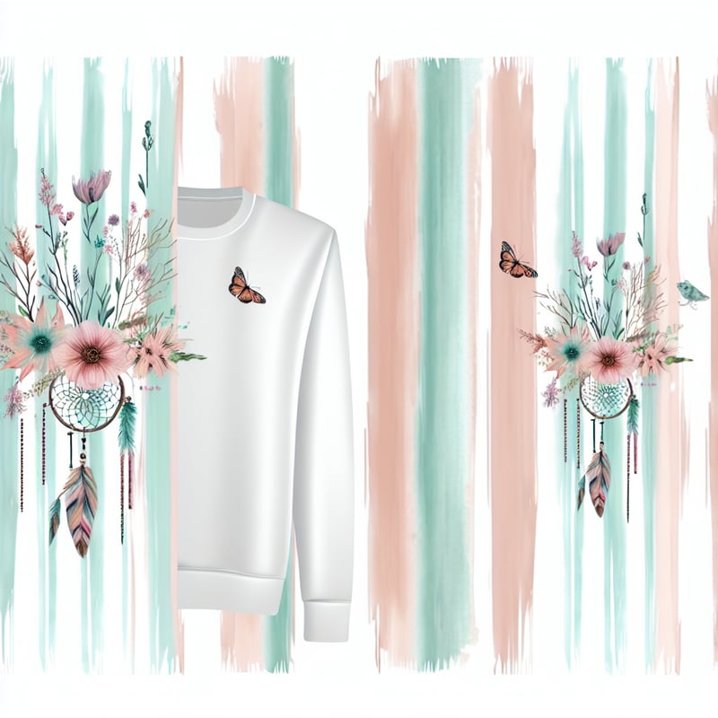 Boho Floral Watercolor Design