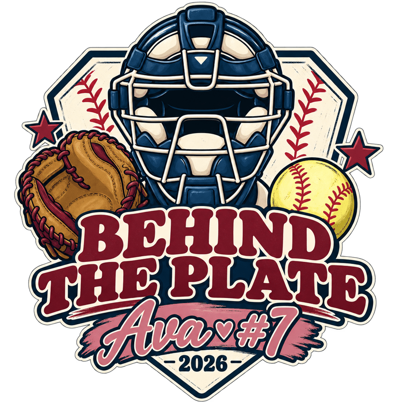 Softball Catcher - Behind the Plate