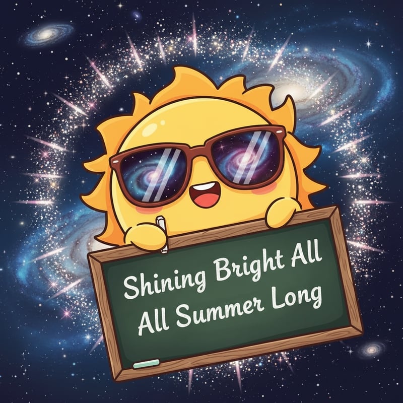 Chibi Sun with Galaxy Sunglasses