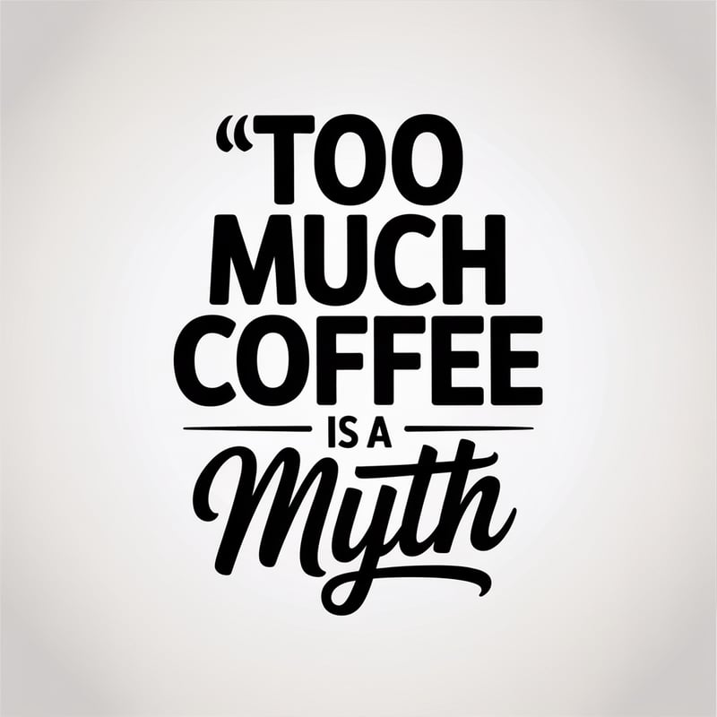Minimalist Coffee Quote Design