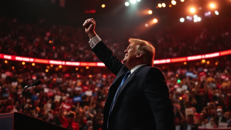 Trump's Confident Rally Moment