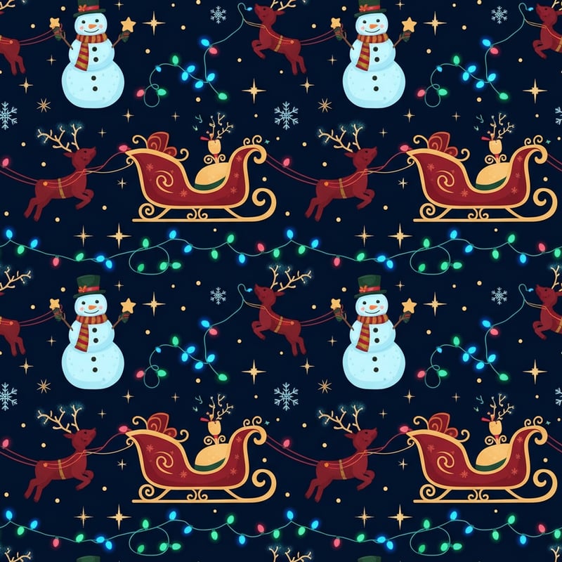 Festive Christmas Pattern Design