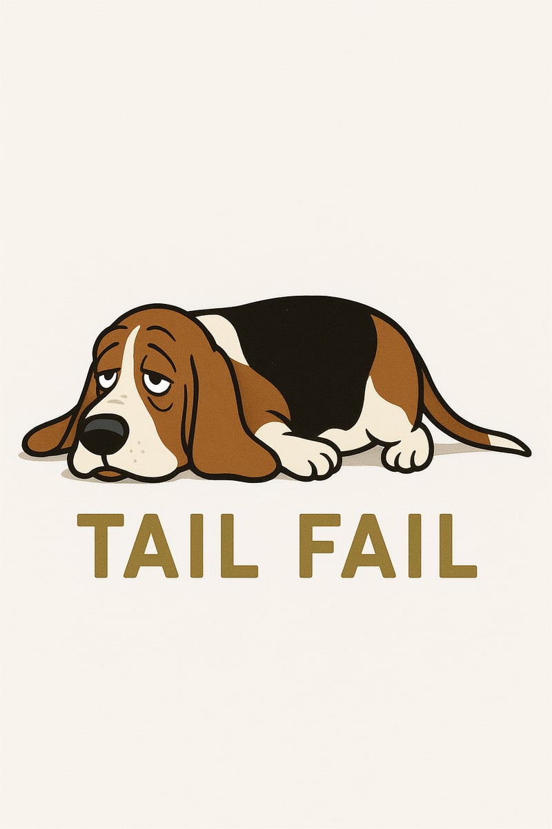 Exhausted Basset Hound Tail Fail
