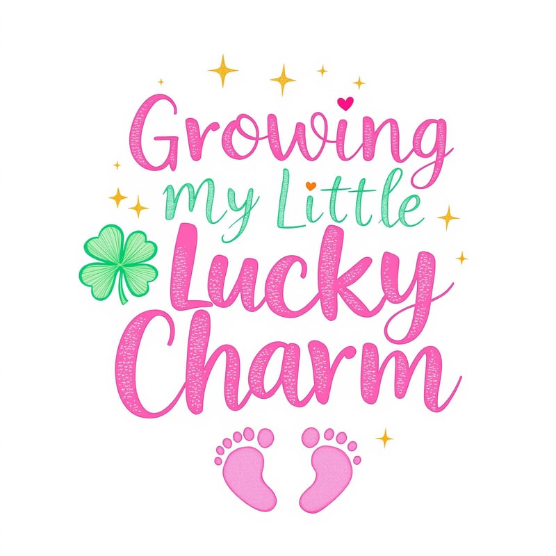 Growing My Little Lucky Charm Design
