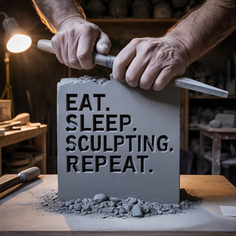 Eat Sleep Sculpt Repeat Routine