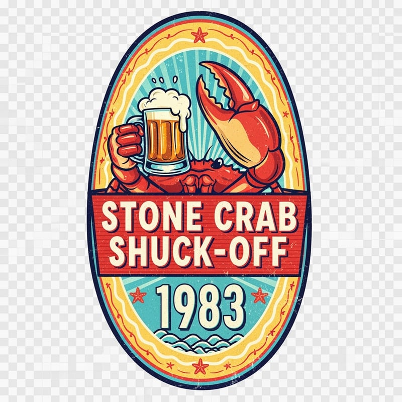 Stone Crab Shuck-Off Festival Badge