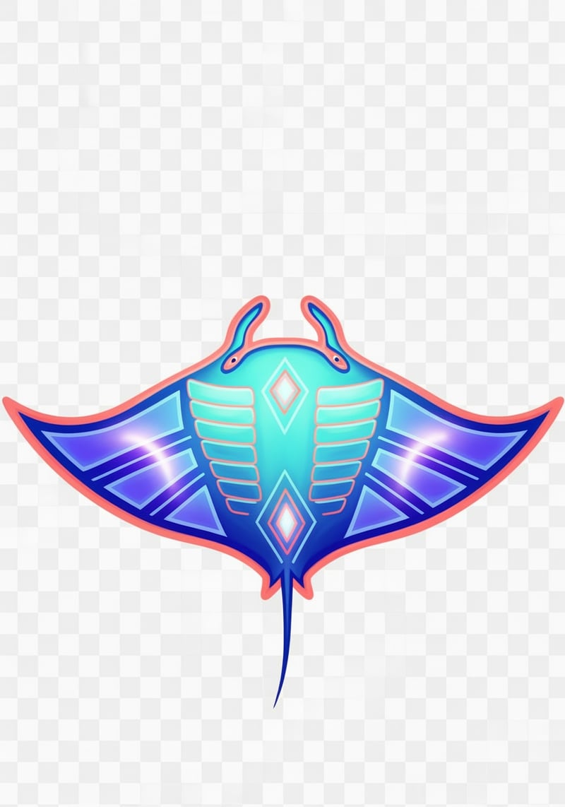 Alebrije Manta Ray Spirit Creature