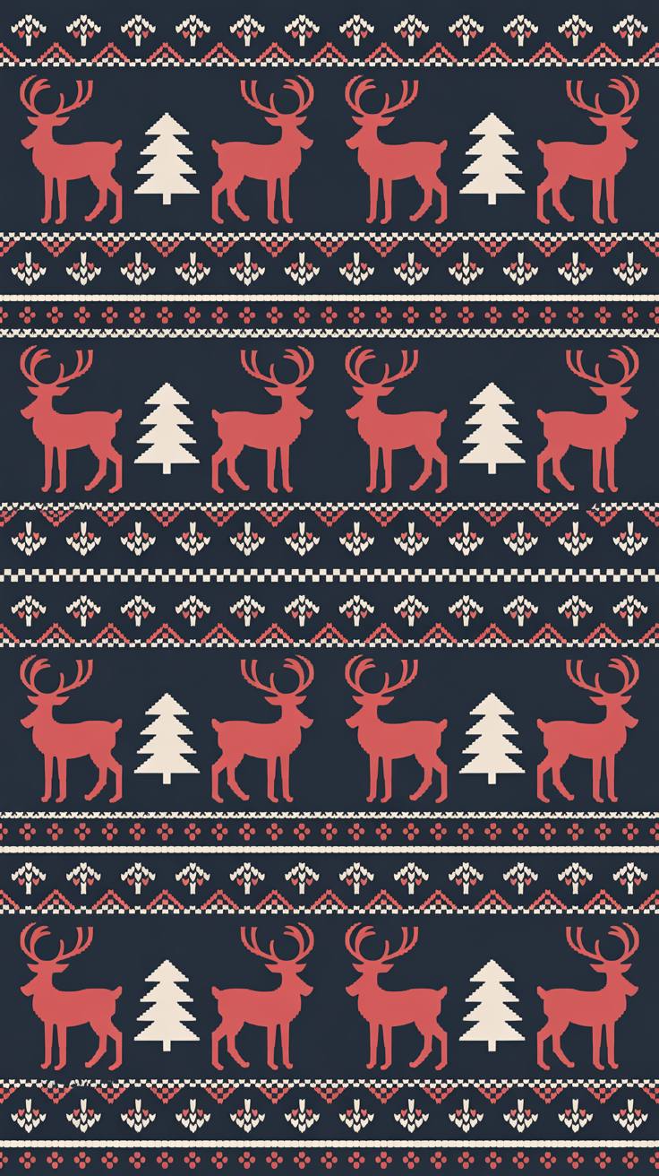 Christmas Sweater Pattern Design