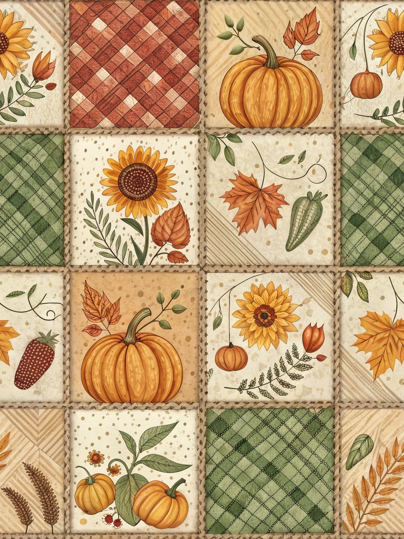 Fall Harvest Farmhouse Quilt Design