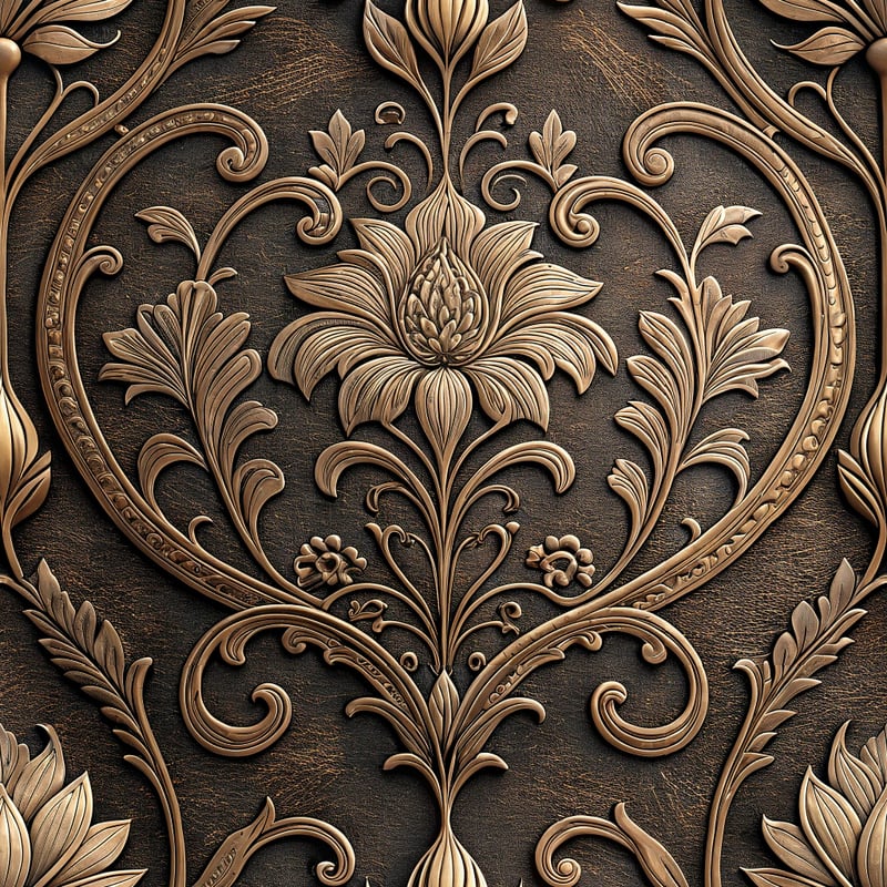 Embossed Leather Father's Day Texture