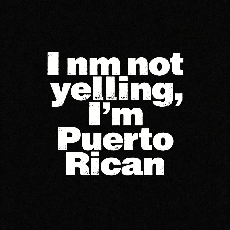Puerto Rican Bold Stencil Font Design