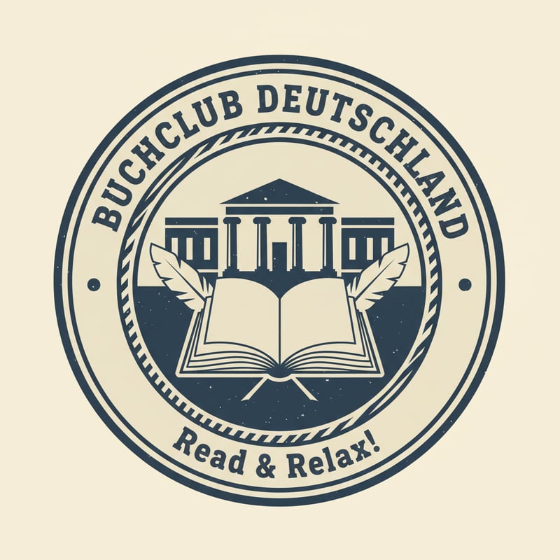 Retro Literary Badge Logo