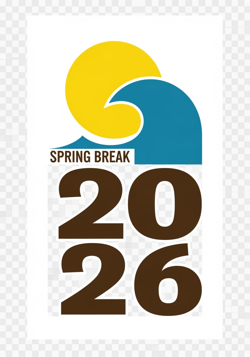 1960s Style Spring Break Graphic