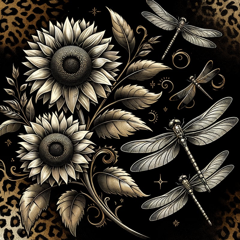 Elegant Hand-Drawn Tattoo Design