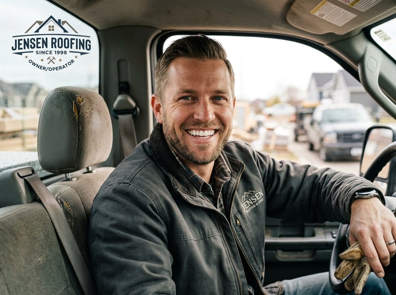 Smiling Roofer Owner Portrait