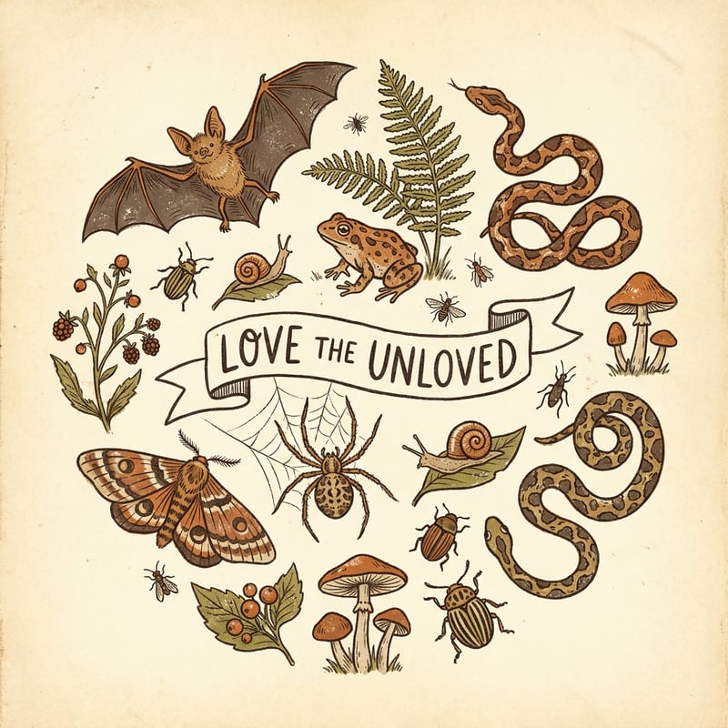 Whimsical Vintage Natural History Illustration
