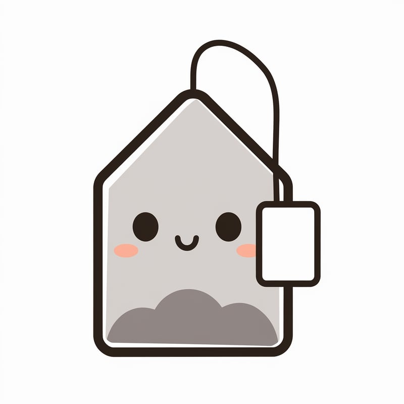 Cute Animated Teabag Image